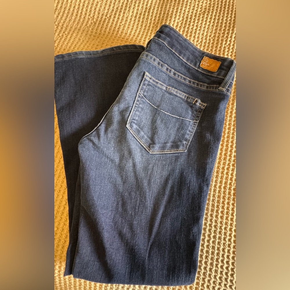 PAIGE Laurel Canyon Maternity Bootcut Jeans Size 30 Dark Wash